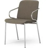 Amstelle Armchair - Main Line Flax 23, Chrome