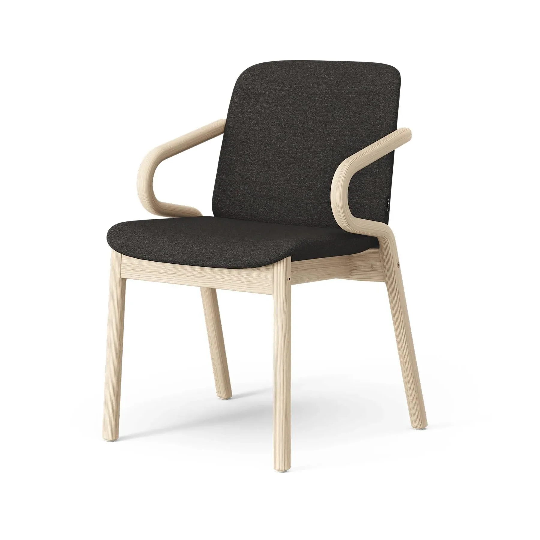 Amstelle Armchair with Arms - Flax, Ash