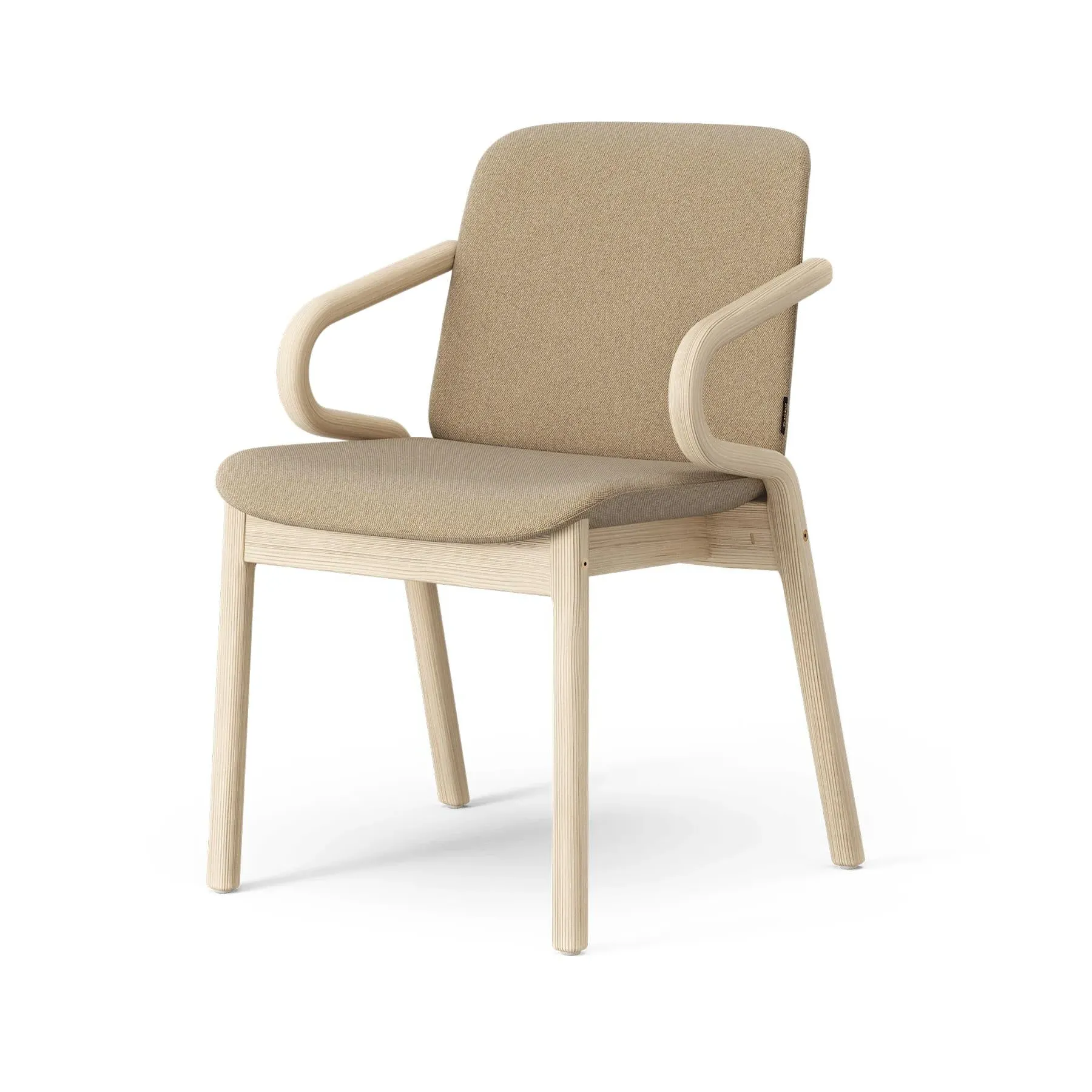 Amstelle Armchair with Arms - Flax, Ash image