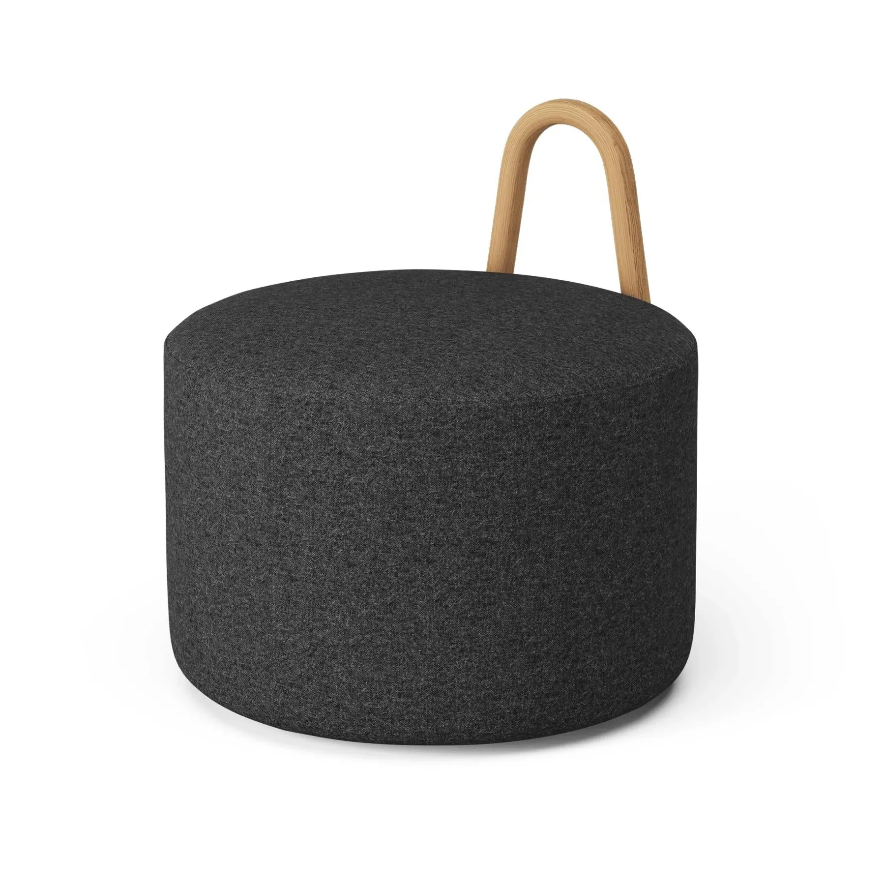 Amstelle Medium Pouf - Barnum 13, Oiled Oak