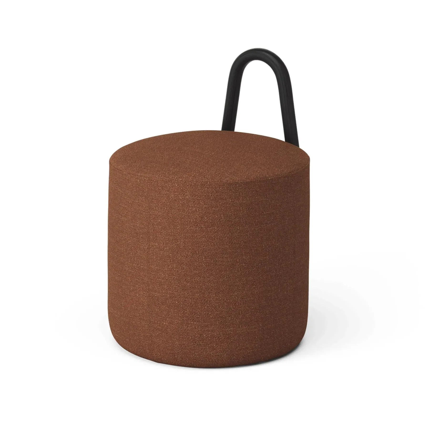 Amstelle Small Pouf - Ecriture 0570, Black Ash image
