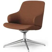 Amstelle Swivel Easy Chair - Ecriture 0570, Aluminium