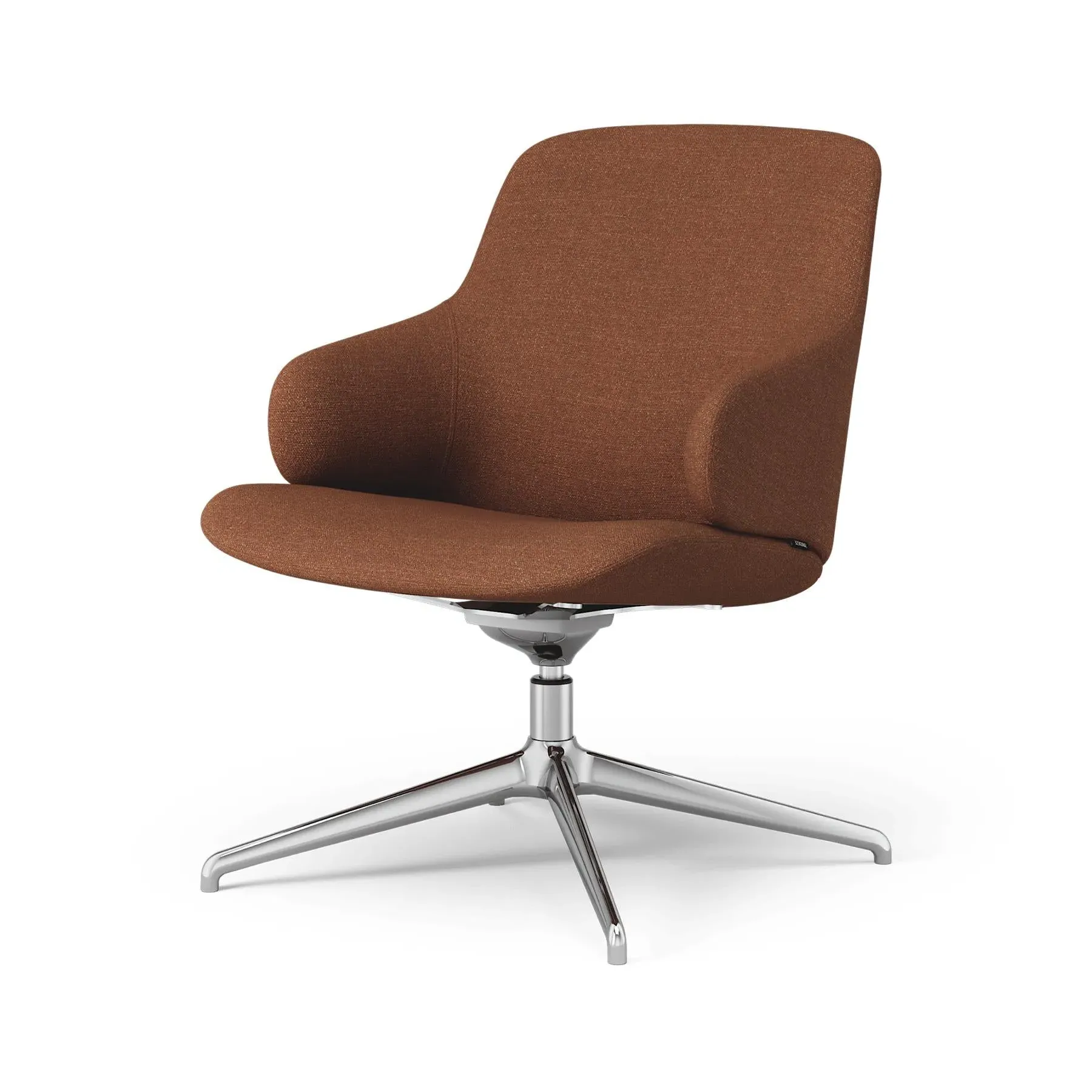Amstelle Swivel Easy Chair - Ecriture 0570, Aluminium