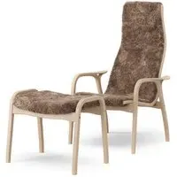 Easy Chair with Sheepskin - Sahara, Beech