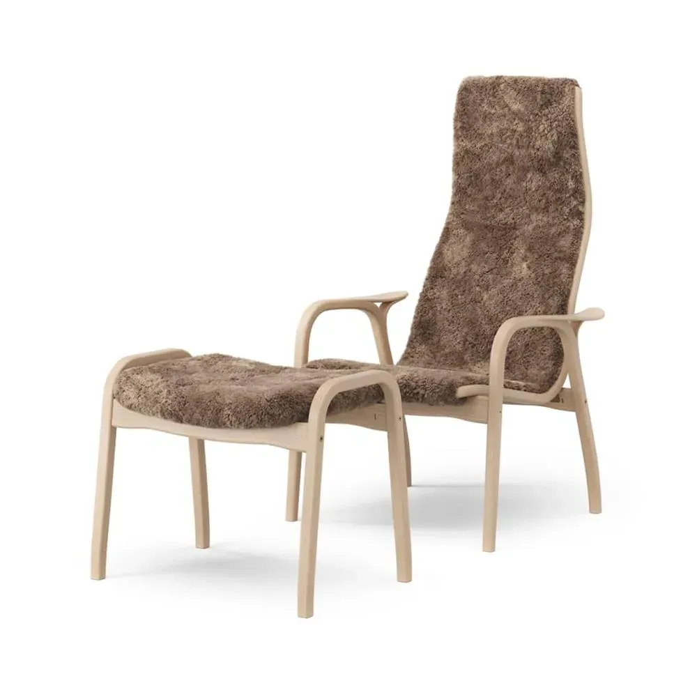 Easy Chair with Sheepskin - Sahara, Beech