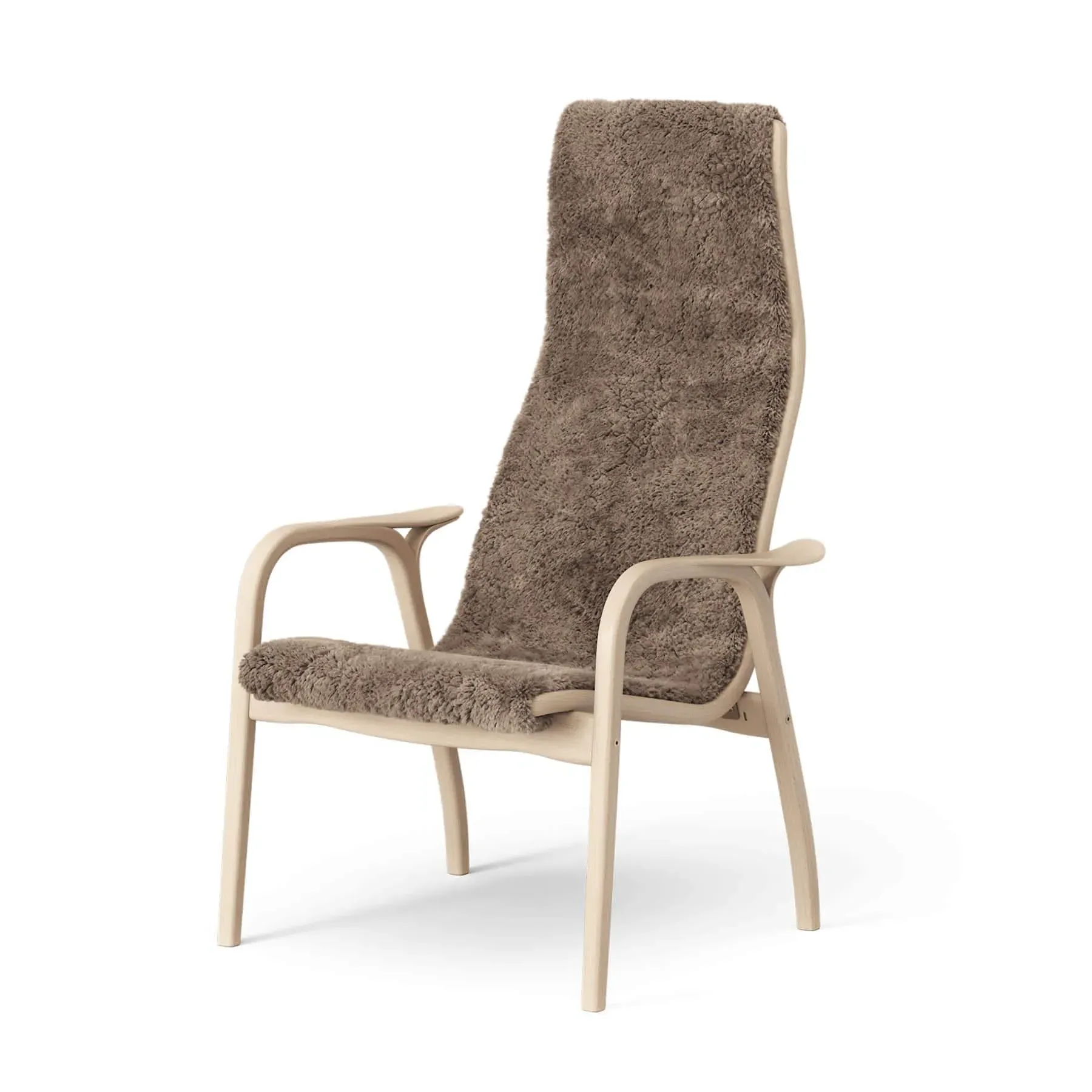Easy Chair with Sheepskin - Sahara, Beech