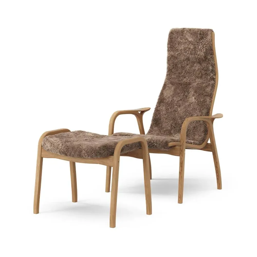 Lamino Easy Chair - Moonlight, Walnut