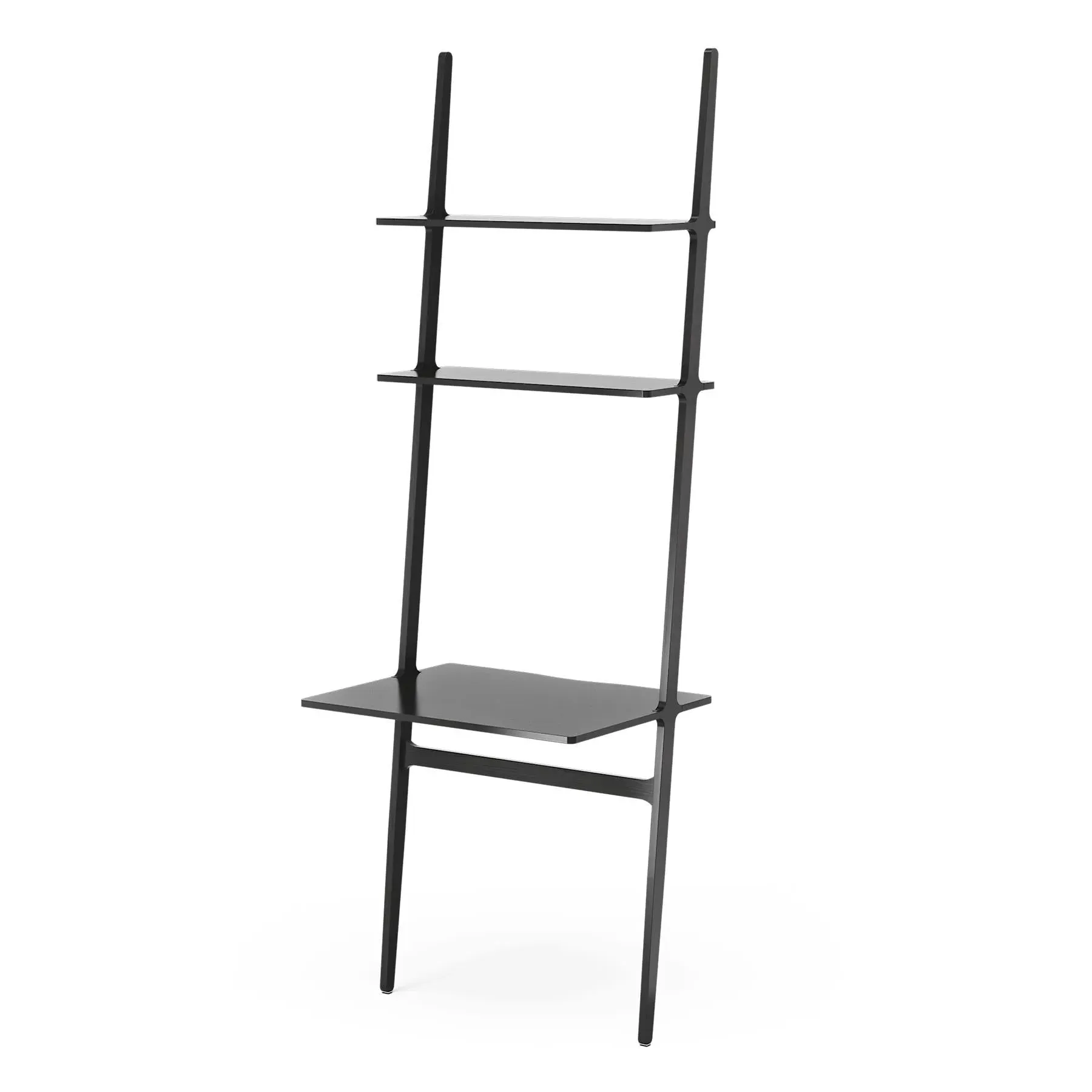 Libri Desk with Storage - Black, Ash image