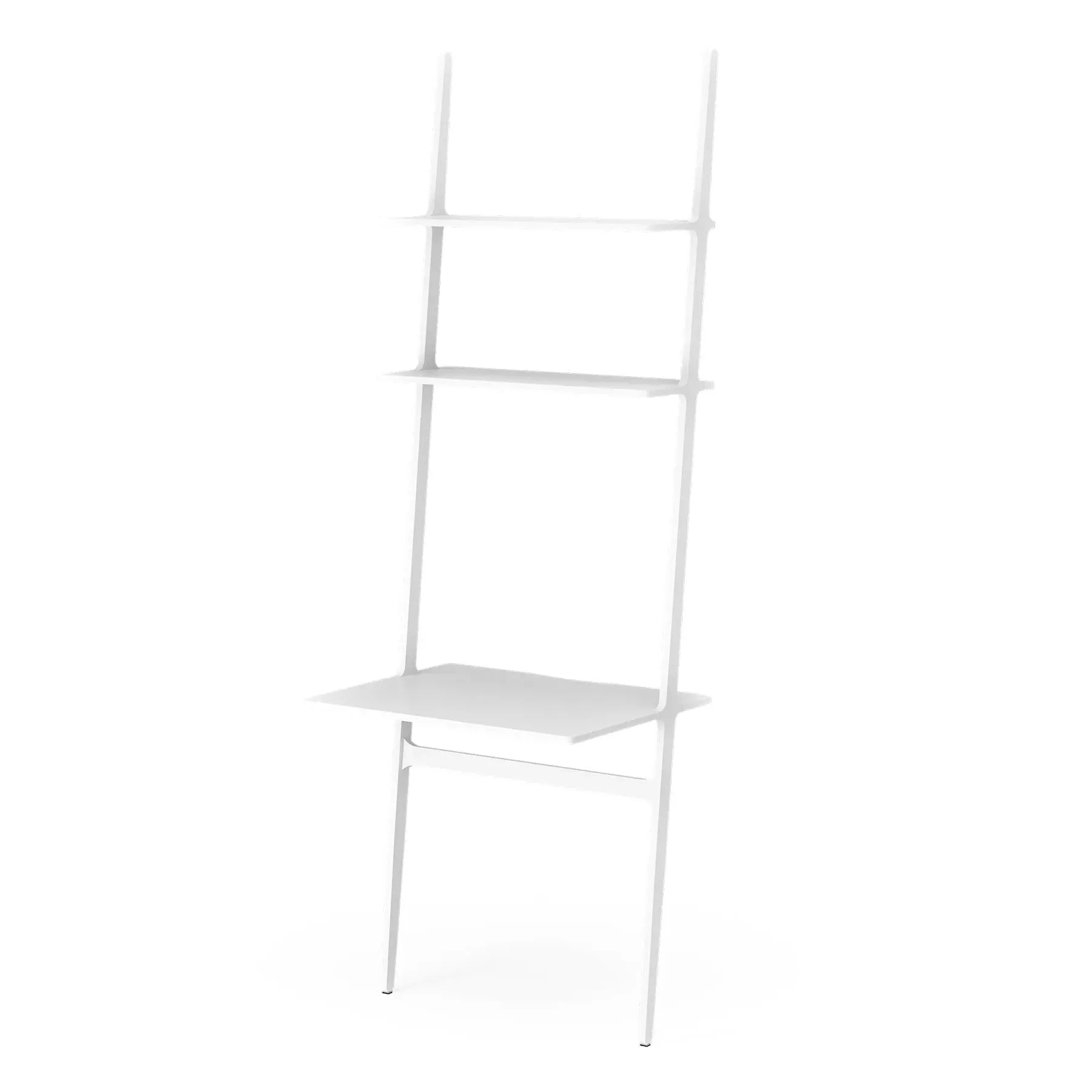 Libri Desk with Storage - White, Ash