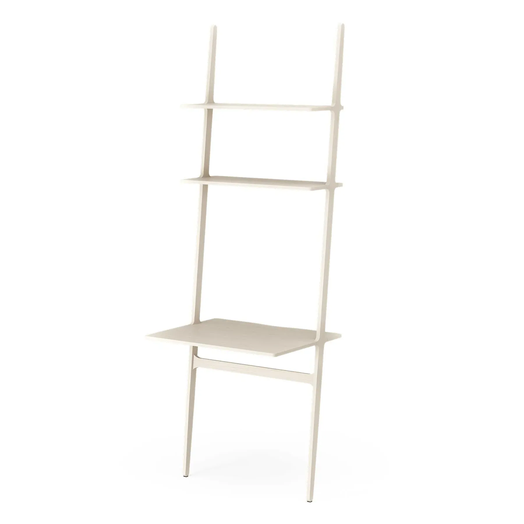 Libri Desk with Storage - White, Ash