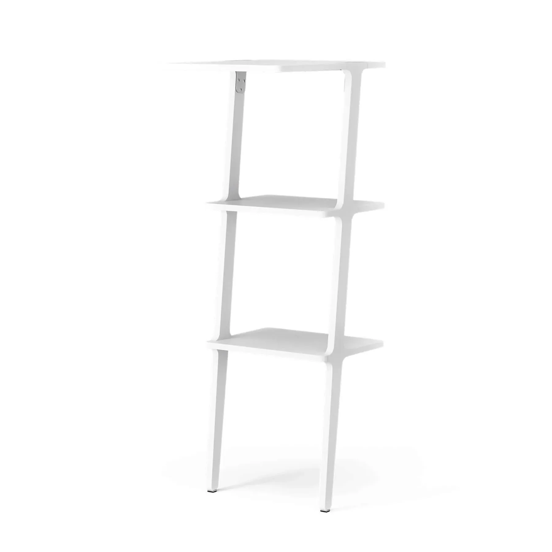 Stand Table with Storage - White, Ash