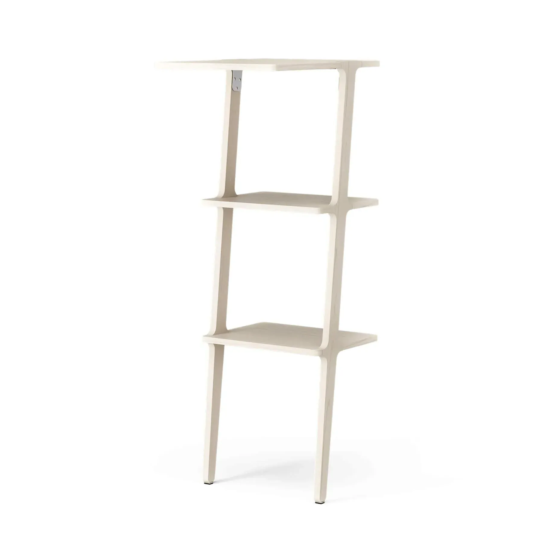 Stand Table with Storage - White, Ash