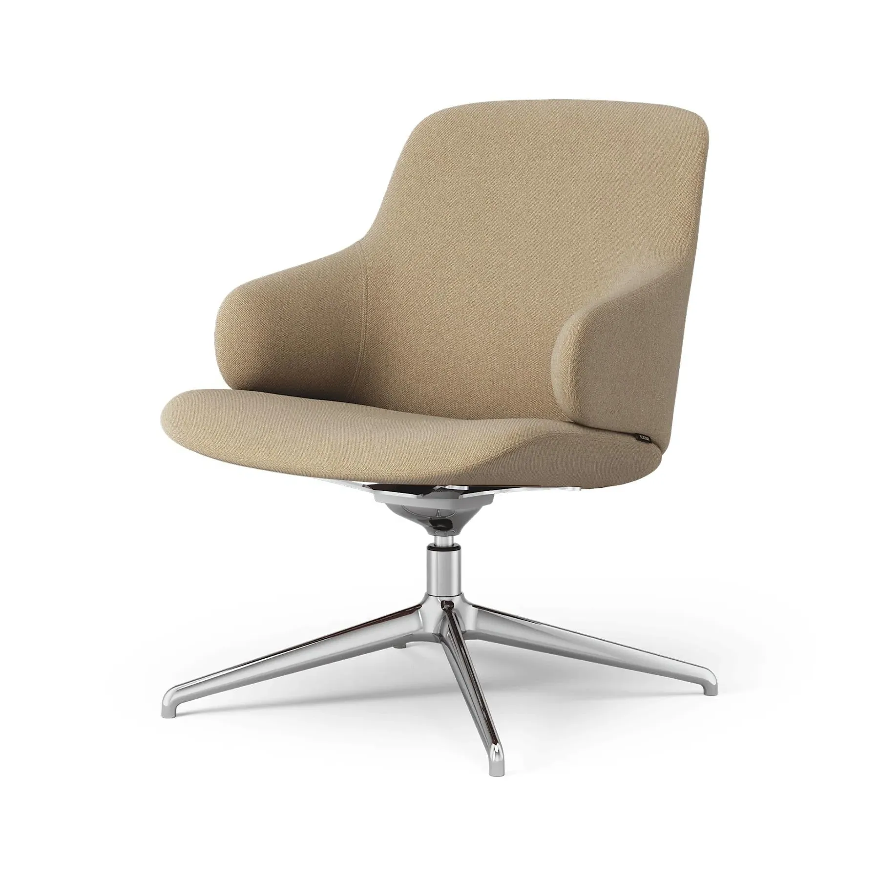 Swivel Easy Chair - Flax, Aluminium Base image