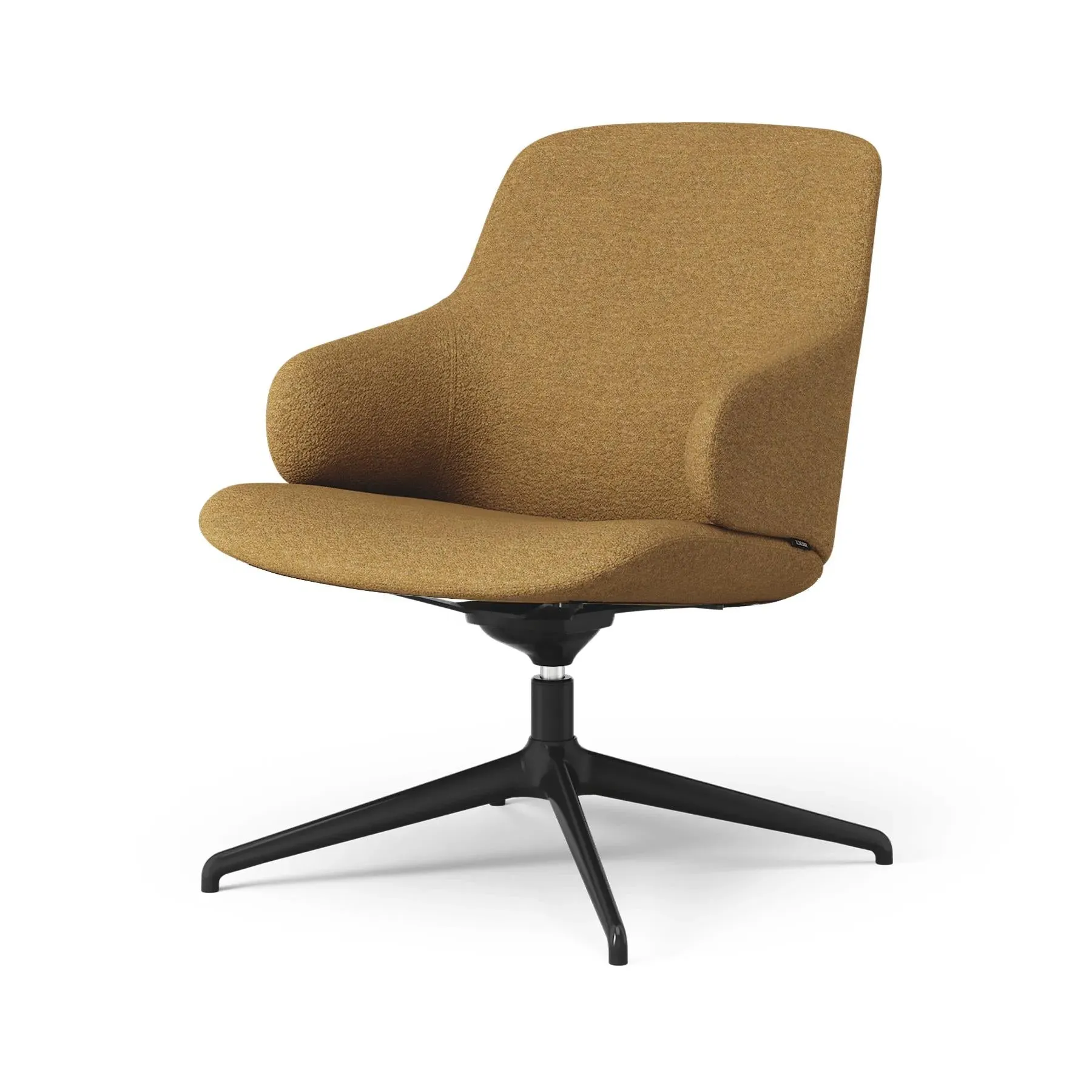 Swivel Easy Chair with 4-Star Base - Aluminium