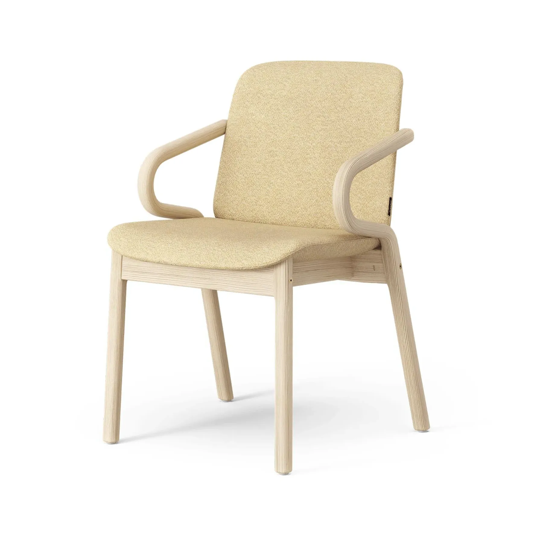 Upholstered Armchair - Natural Ash