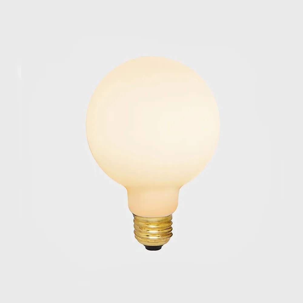 Large Porcelain LED Light Bulb - White