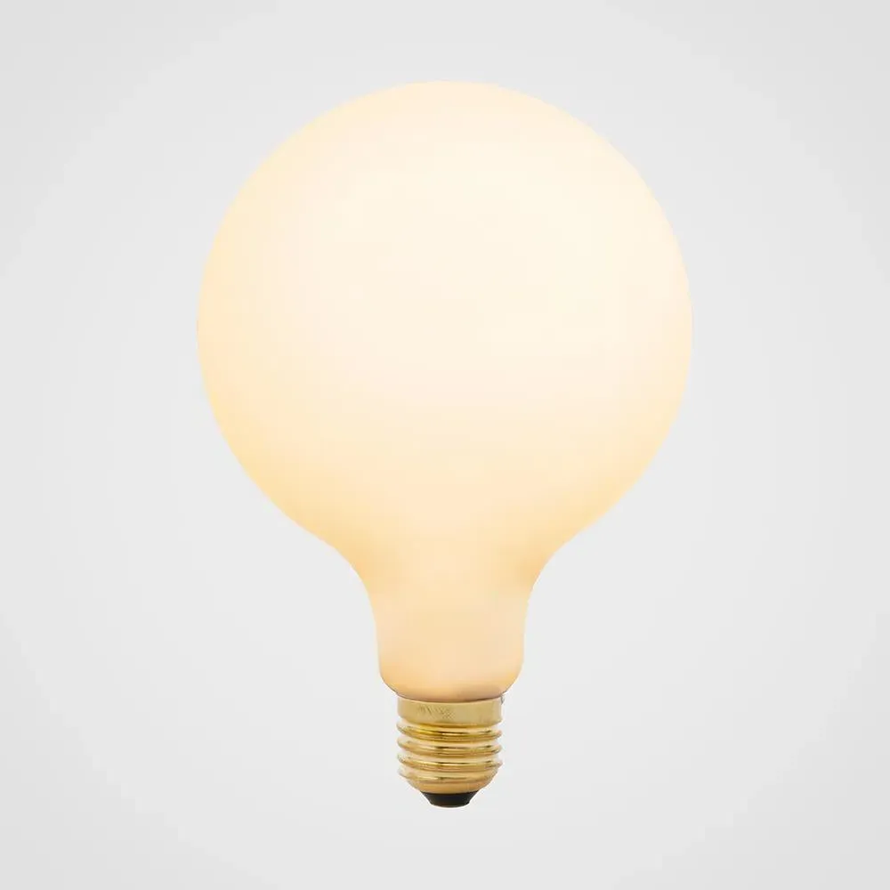 Large Porcelain LED Light Bulb - White