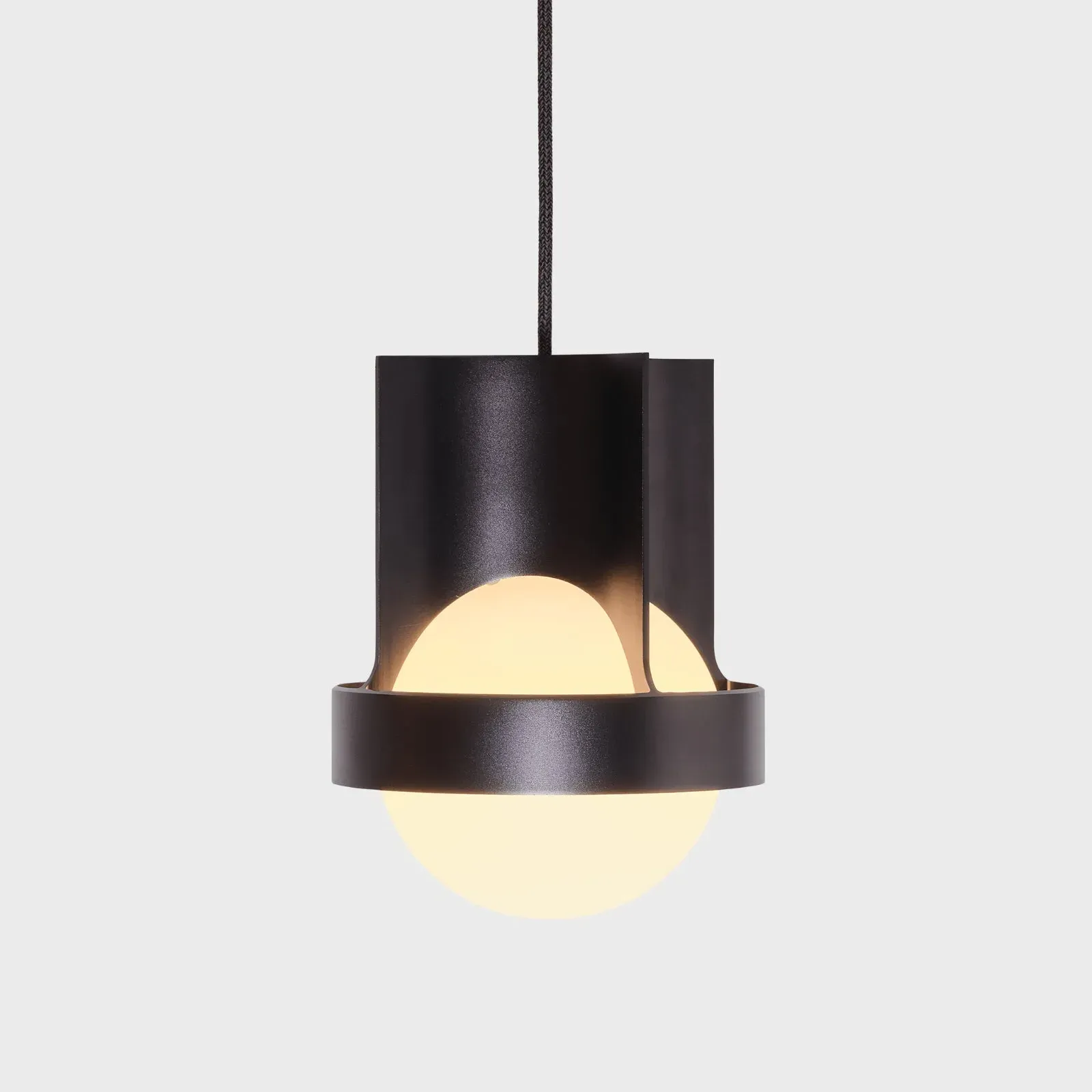 Loop Pendant Light with Dimmer - Dark Grey, Aluminum