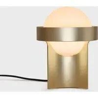 Loop Table Lamp with Sphere IV - Gold, Aluminium