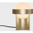 Loop Table Lamp with Sphere IV - Gold, Aluminium