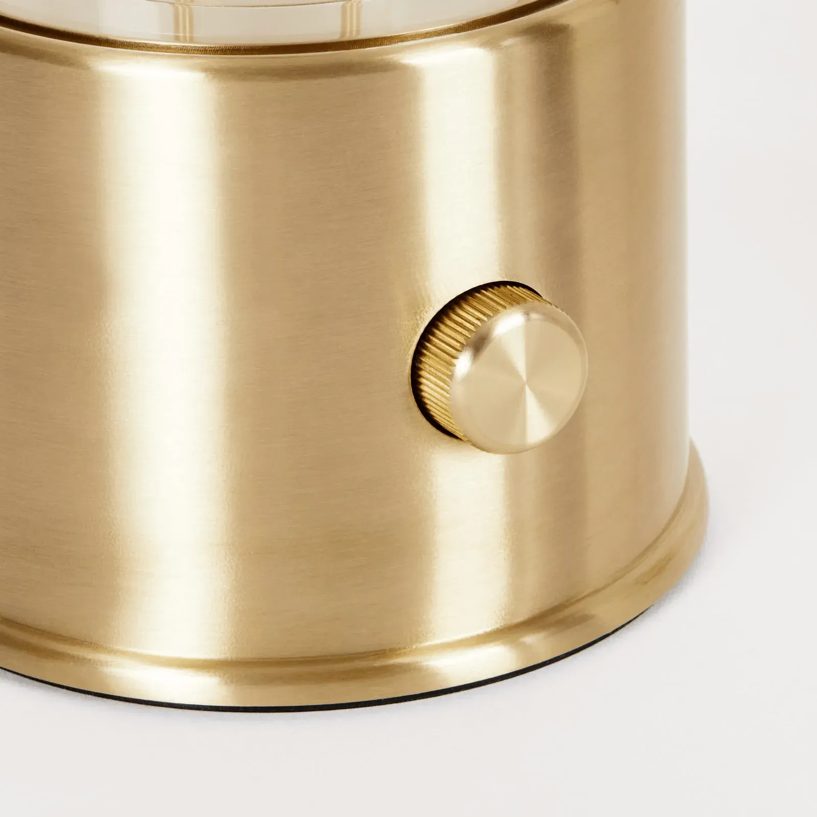 Rechargeable Portable Lamp with Dimmer - Brass