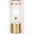 Rechargeable Portable Lamp with Dimmer - Brass