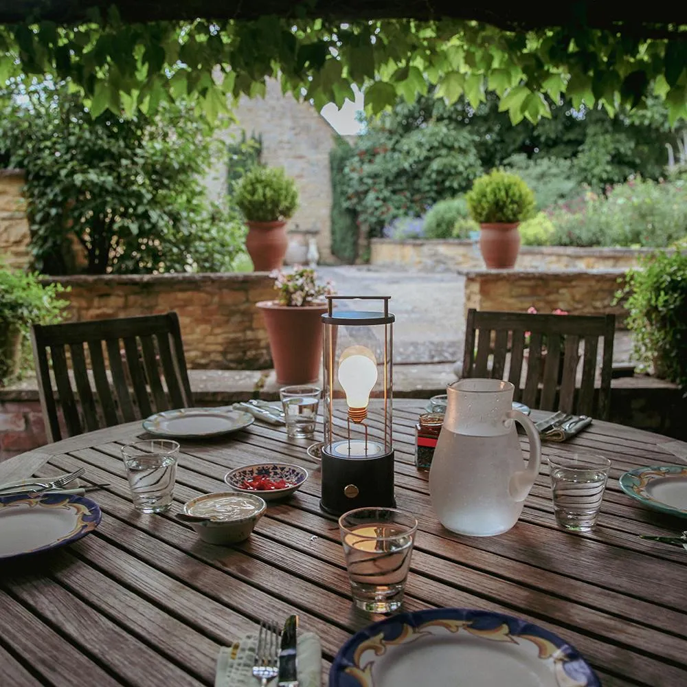 Rechargeable Portable Lamp with Dimmer - Green