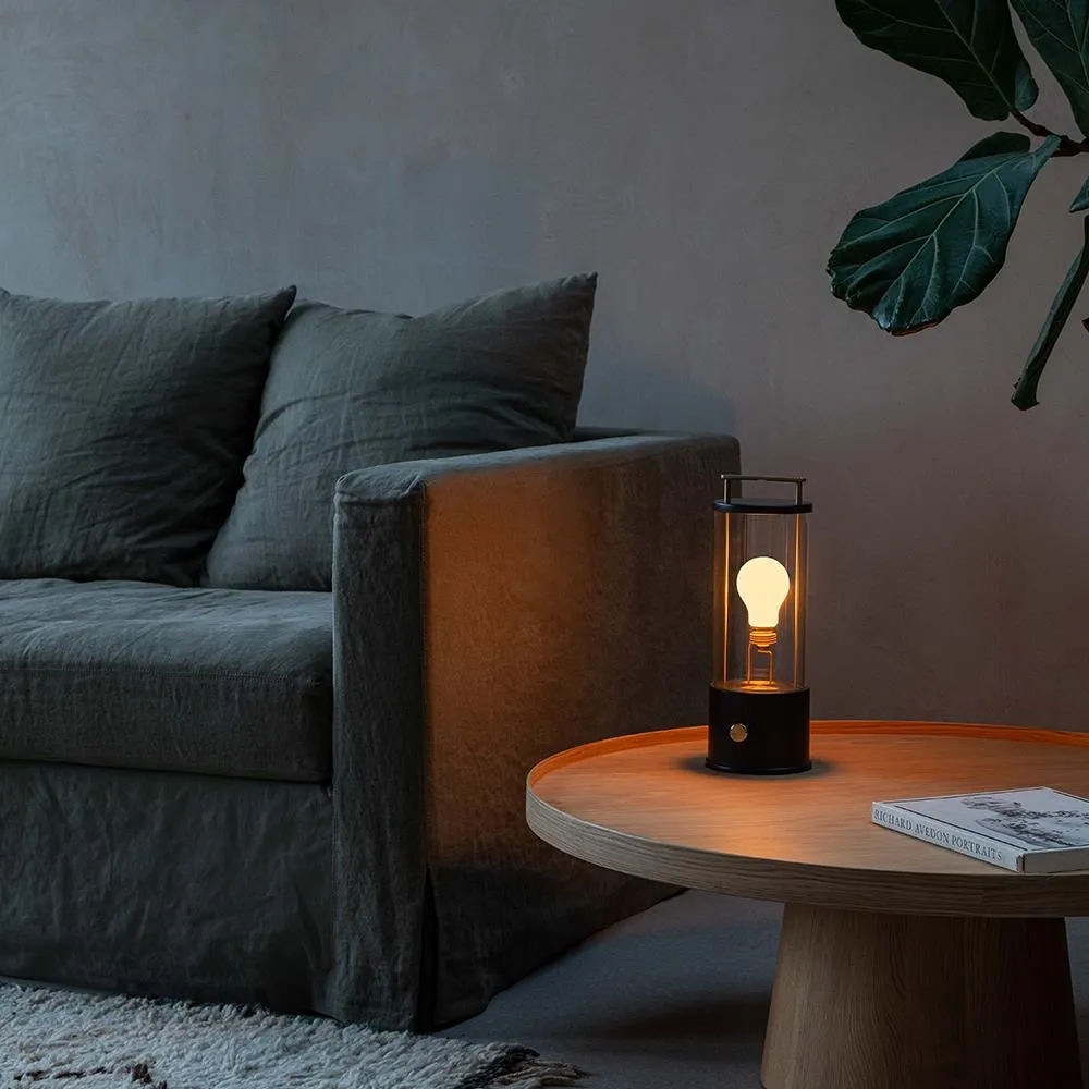 Rechargeable Portable Lamp with Dimmer - Green