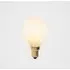 Small Porcelain LED Light Bulb - White
