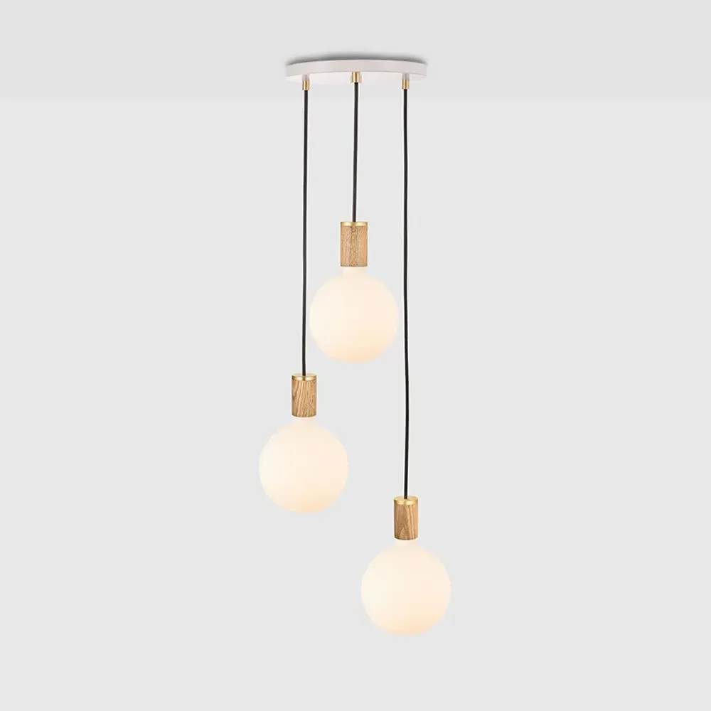 Triple Cluster Pendant Light - Black, Graphite