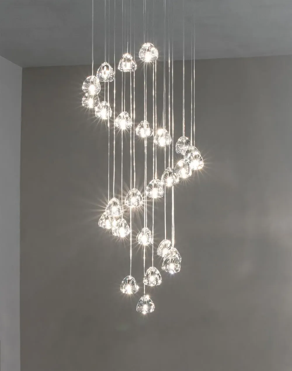 15-Piece Pendant Light - Clear, Crystal