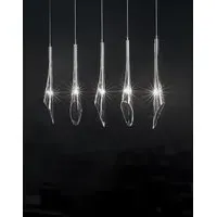 Calle 5-Light Pendant Light - Crystal