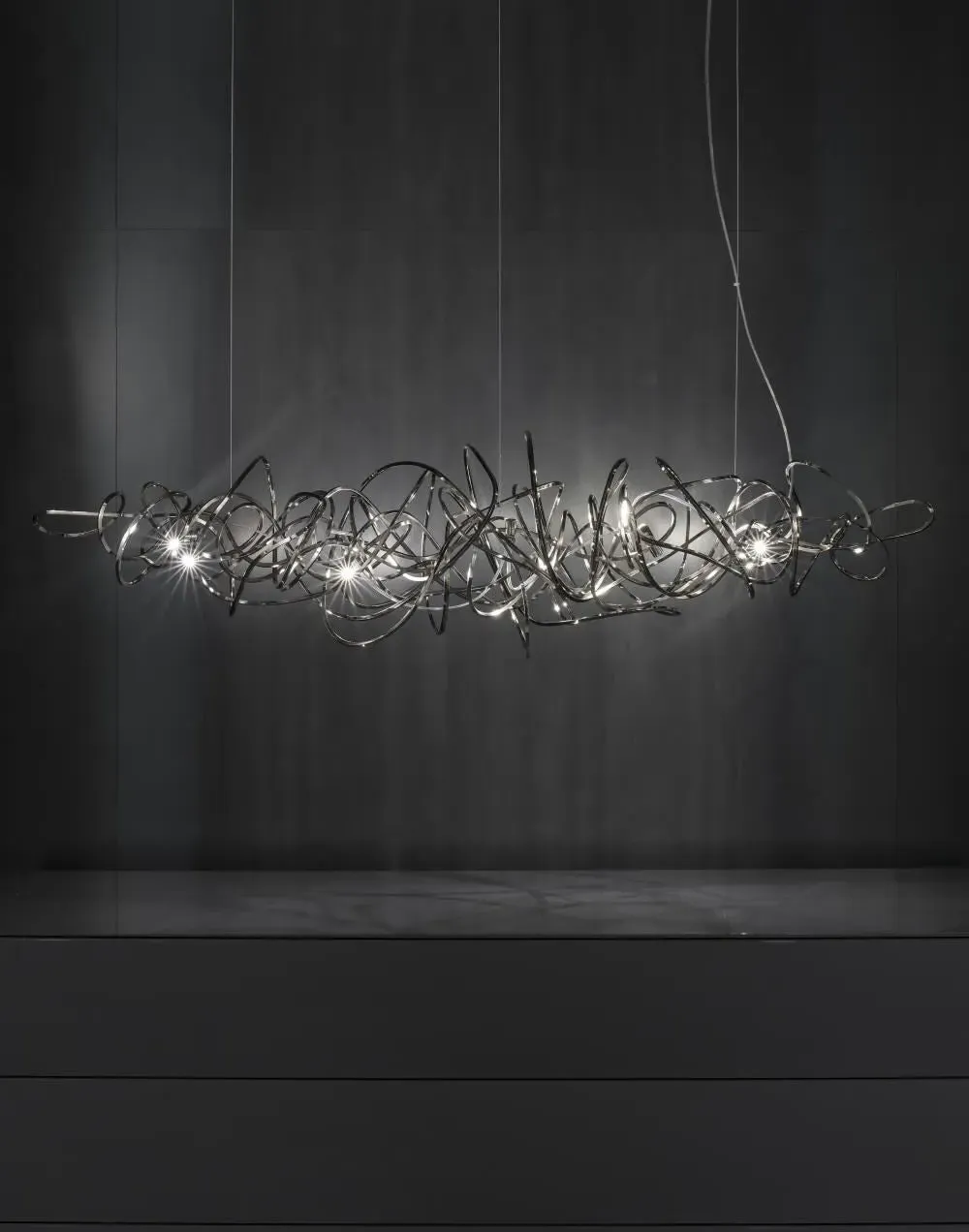 Doodle Suspension Pendant Light - Copper