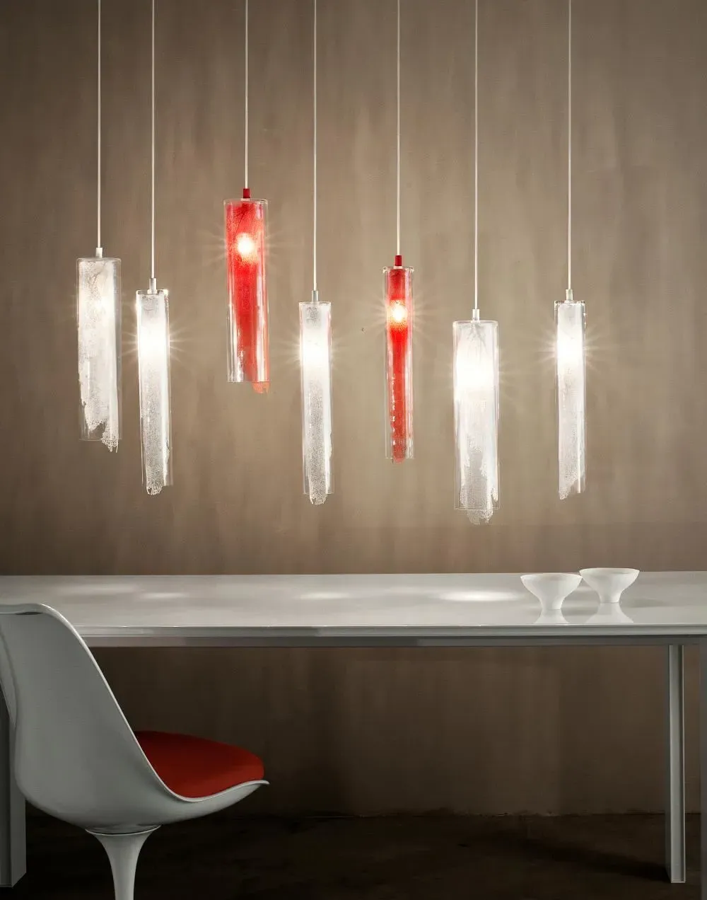 Frame Small Pendant Light - Coral