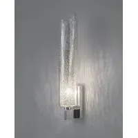 Frame Wall Light with Crystal Tubes - Gold, Steel