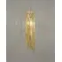 Large Pendant Light - White, Crystal