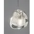 Single Pendant Light - Silver, Crystal