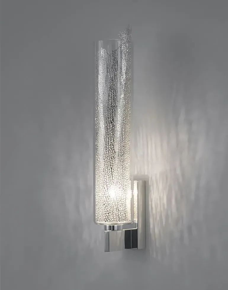 Wall Light - Silver, Crystal