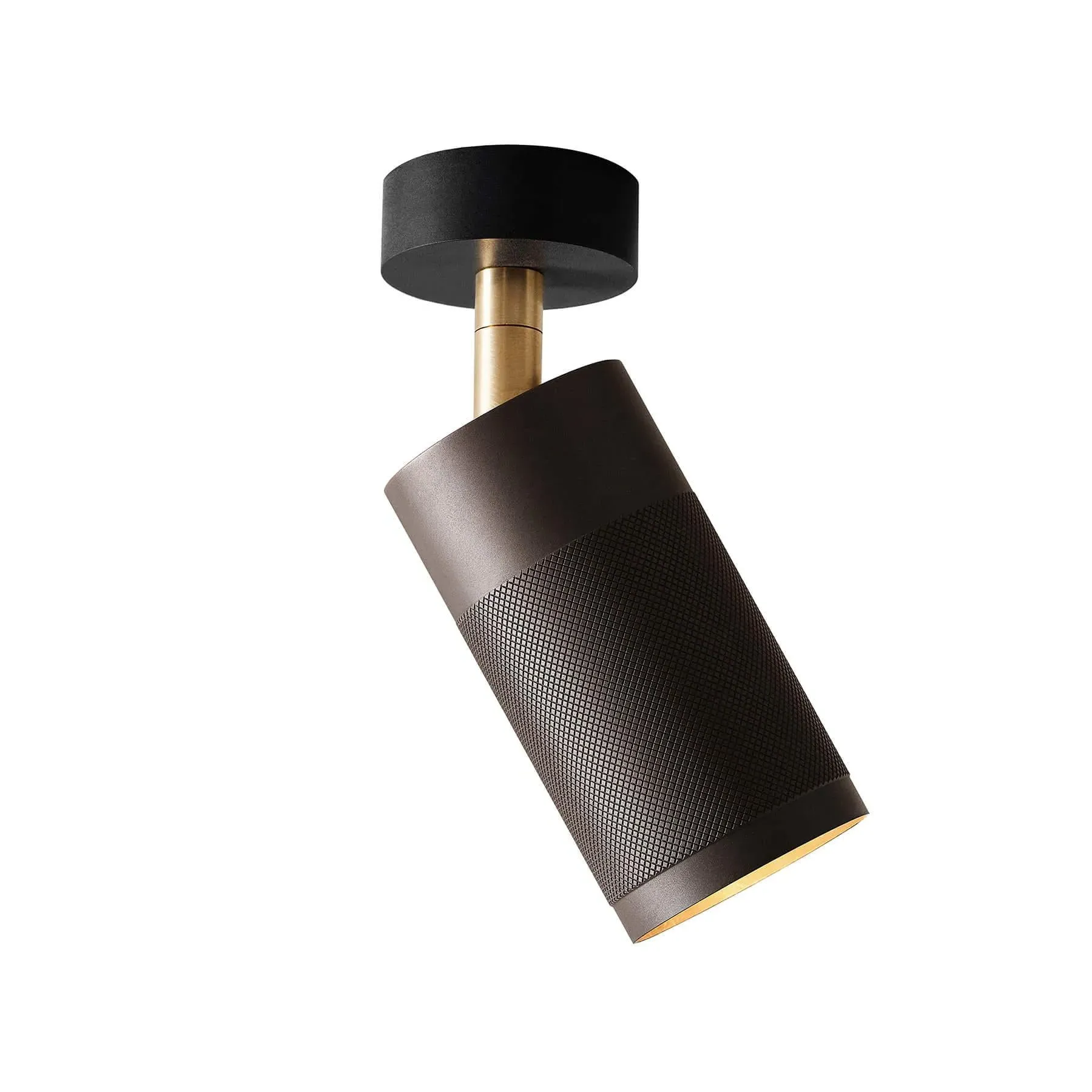 Canopy Ceiling Light Adjustable - Brown, Brass image