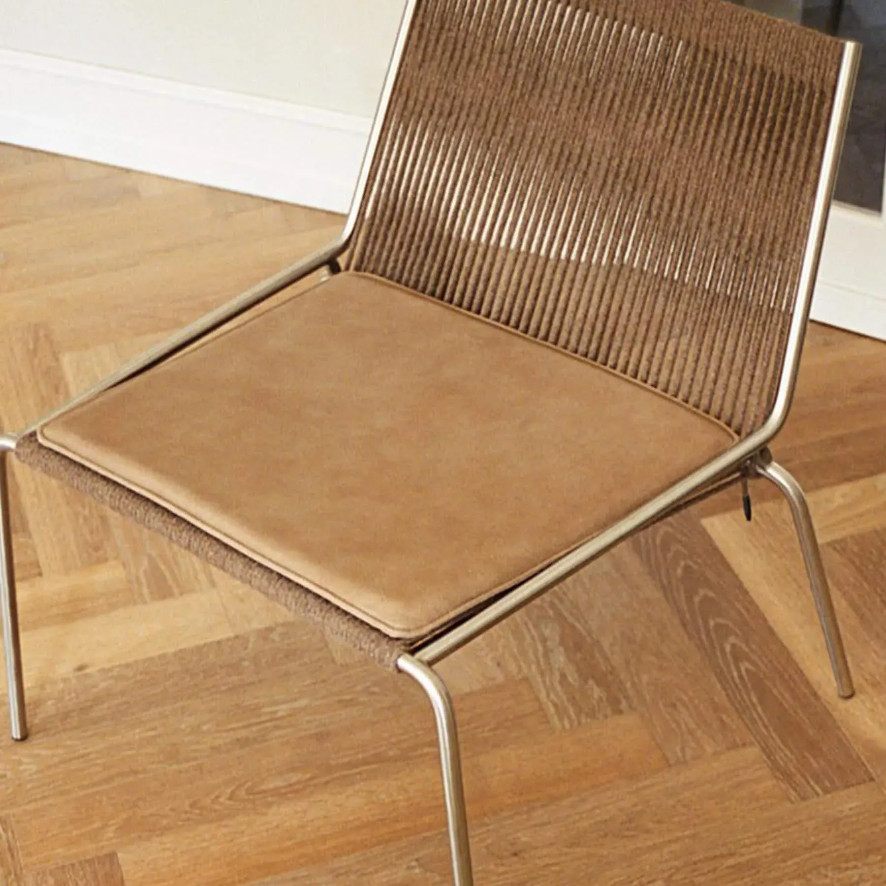 Chair Seat Pad - Sand, Leather