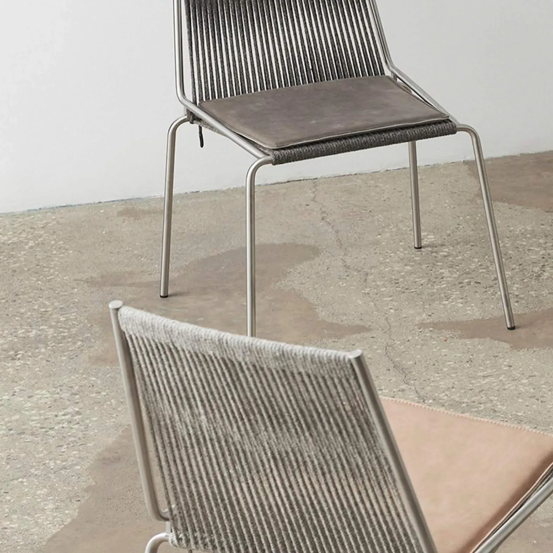 Chair Seat Pad - Sand, Leather