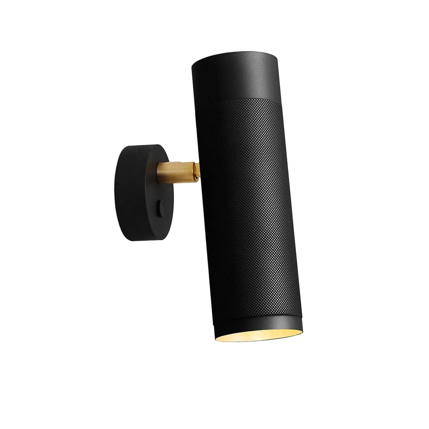 Large Wall Light - Black, Brass