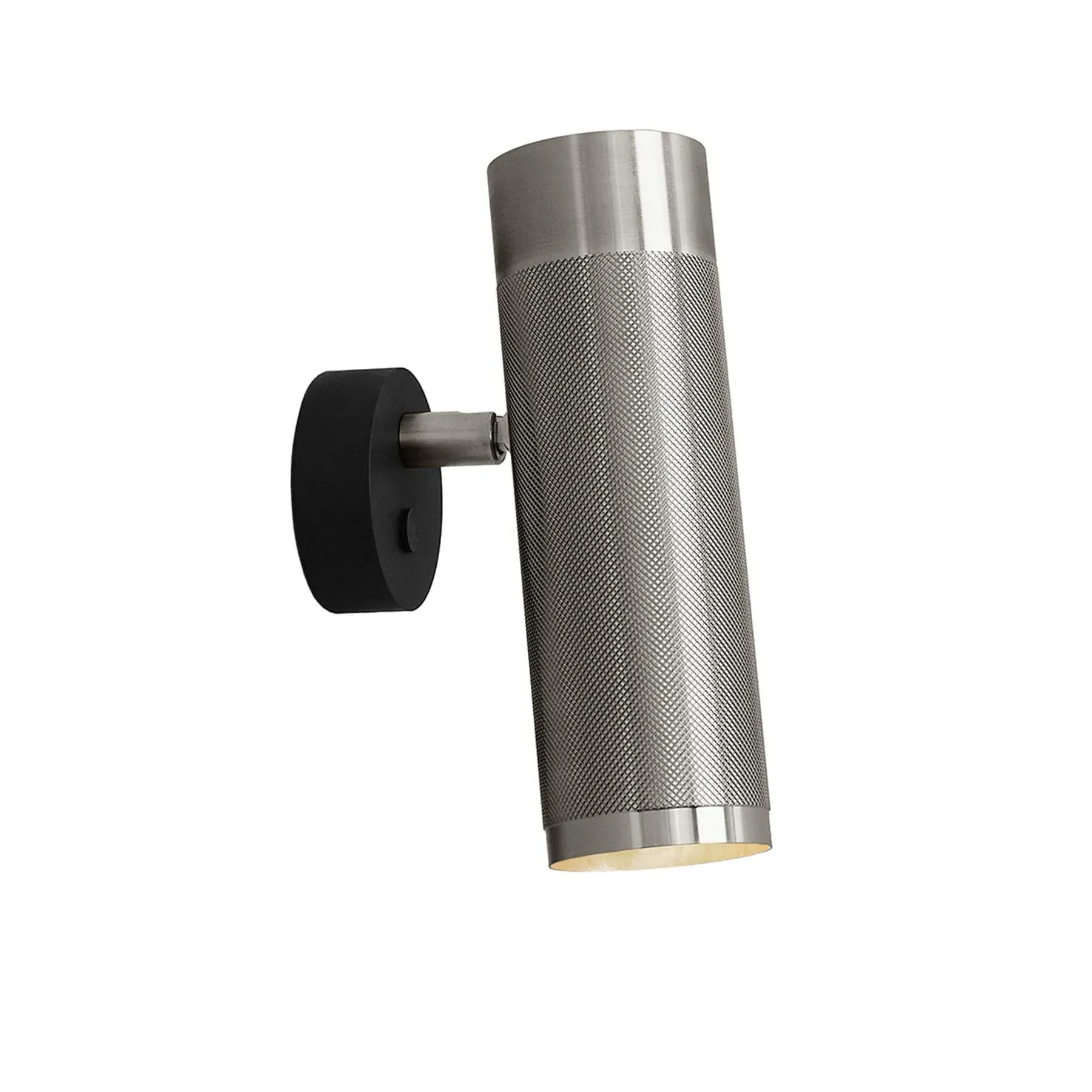 Large Wall Light with Downlight - Nickel Brass