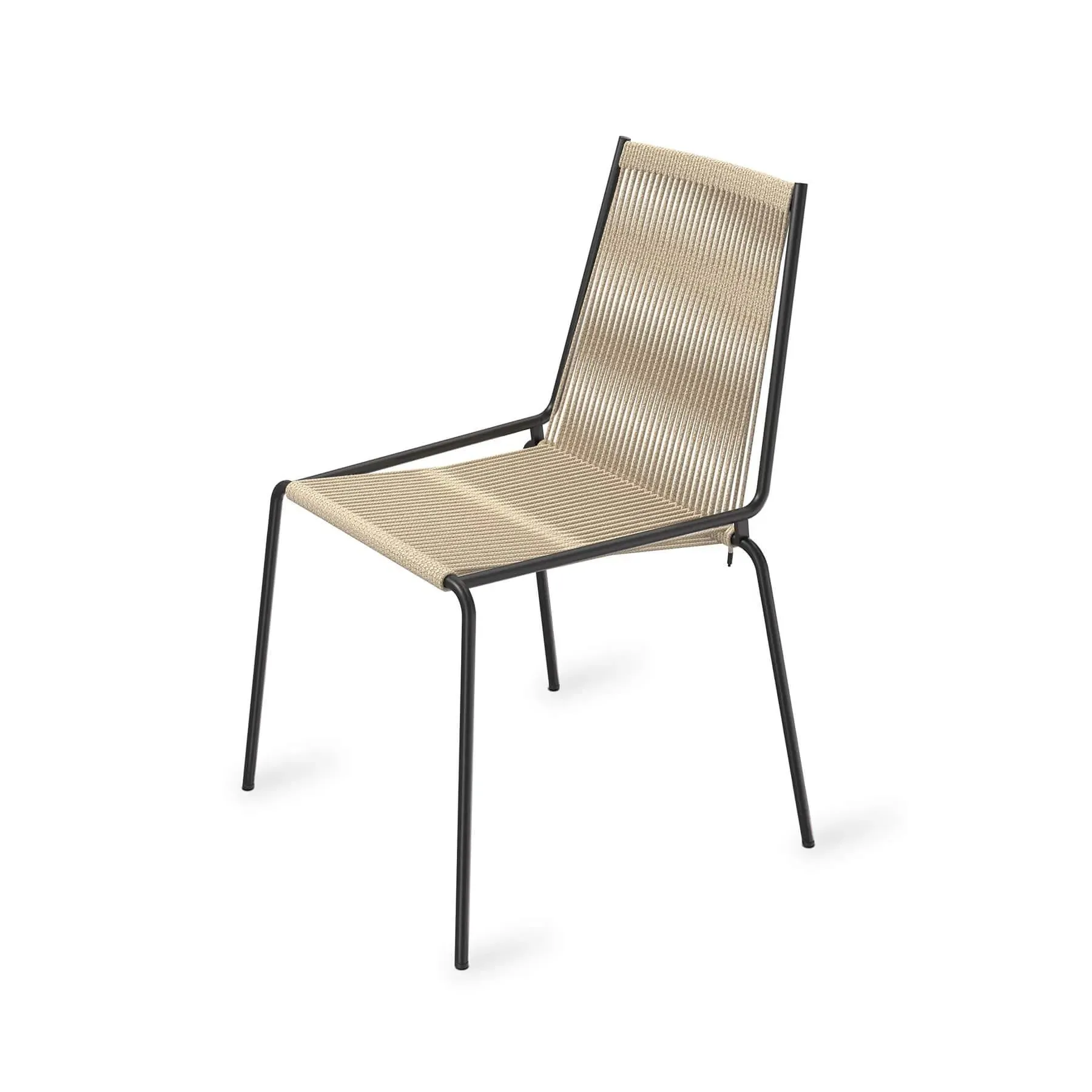 Noel Upholstered Dining Chair - Black Linen