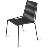 Noel Upholstered Dining Chair - Black Linen