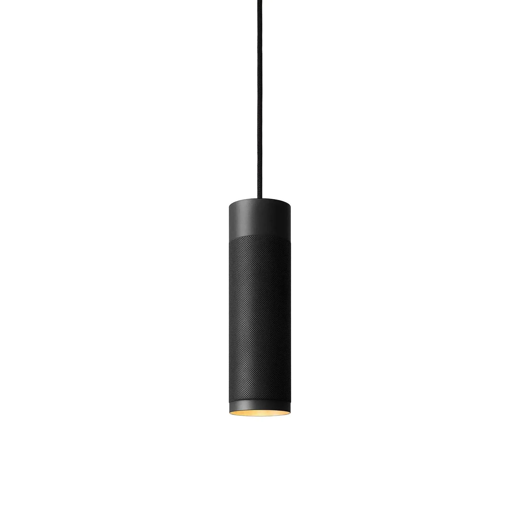 Patrone Medium Pendant Light - Black Browned Brass