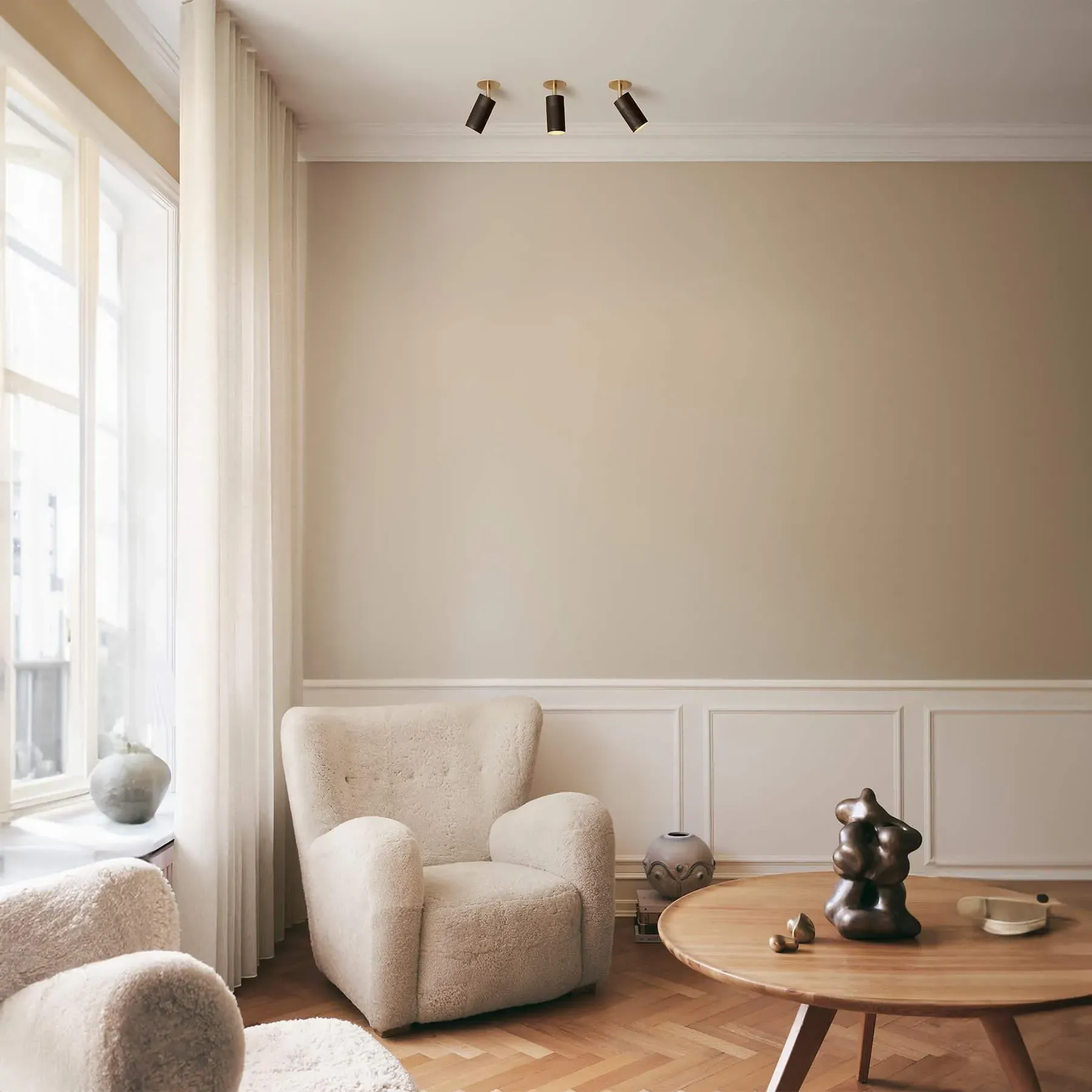 Patrone Recessed Ceiling Light - Nickel Plated, Brass