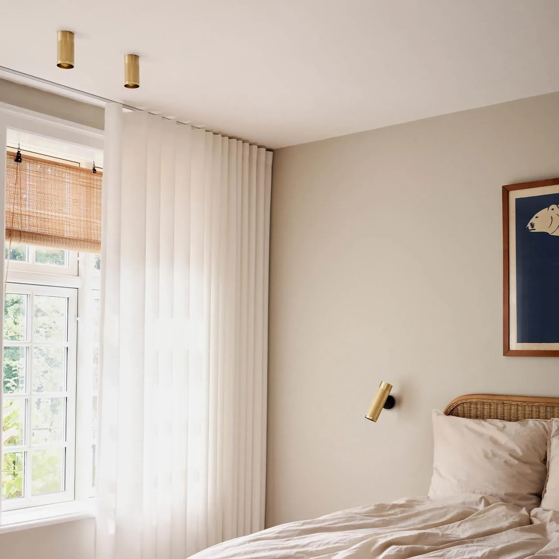 Patrone Surface Ceiling Light - Browned Brass