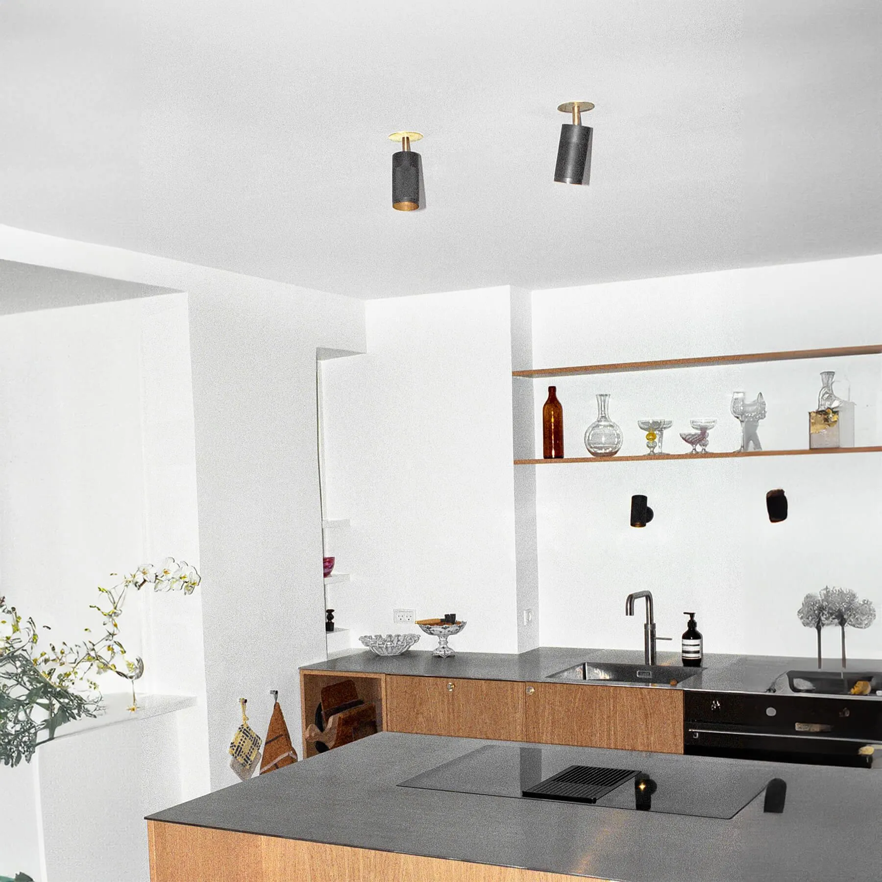 Recessed Ceiling Light - Brass