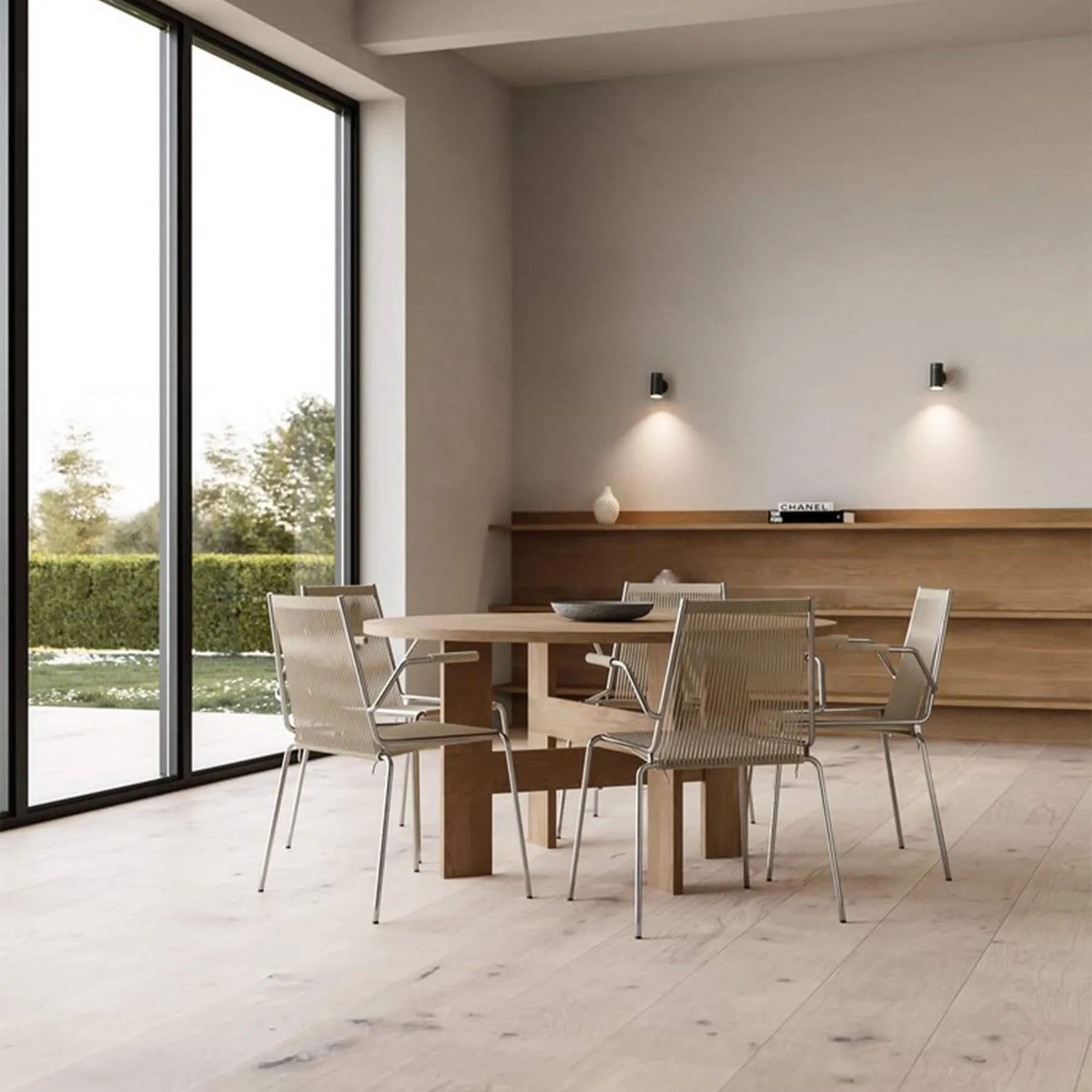 Round Dining Table - Oak, Solid Wood